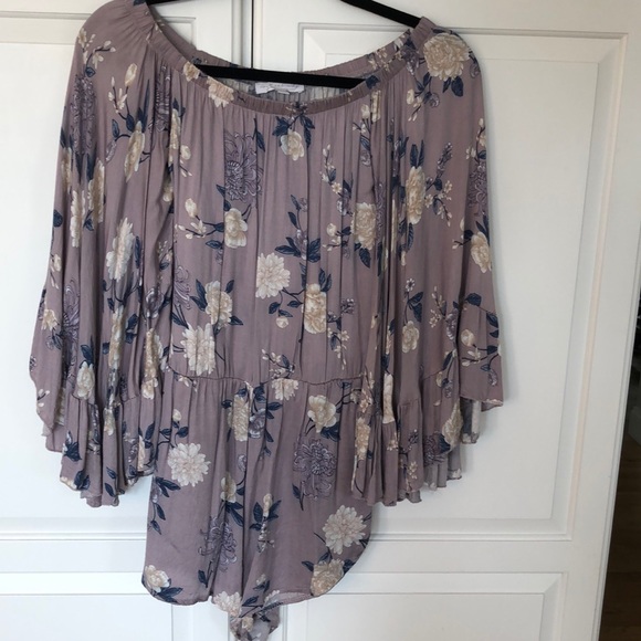 Lilac & blue romper by Don’t ask why, Made in Italy - Picture 1 of 4